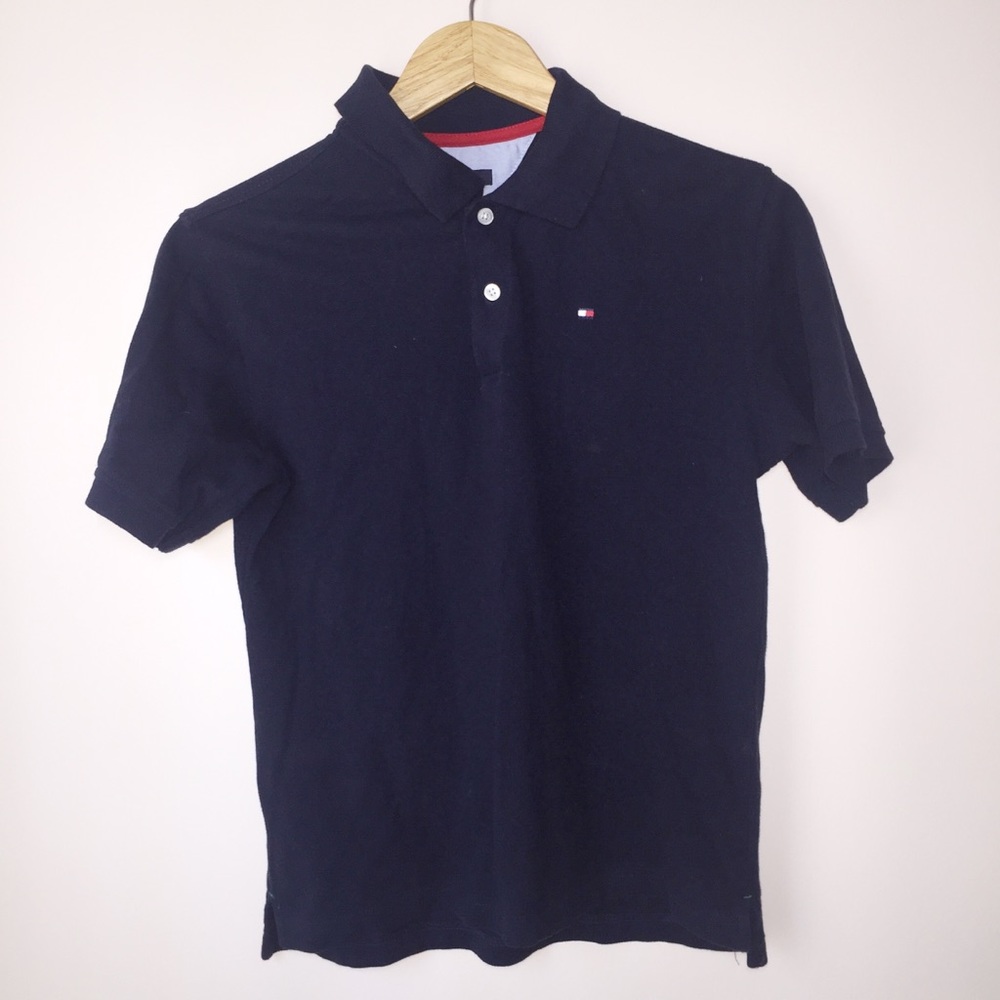 Boy’s Tommy Hilfiger Navy Blue Polo Shirt Large